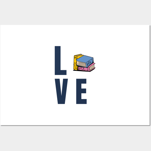 Book Love Wall Art by Jitesh Kundra